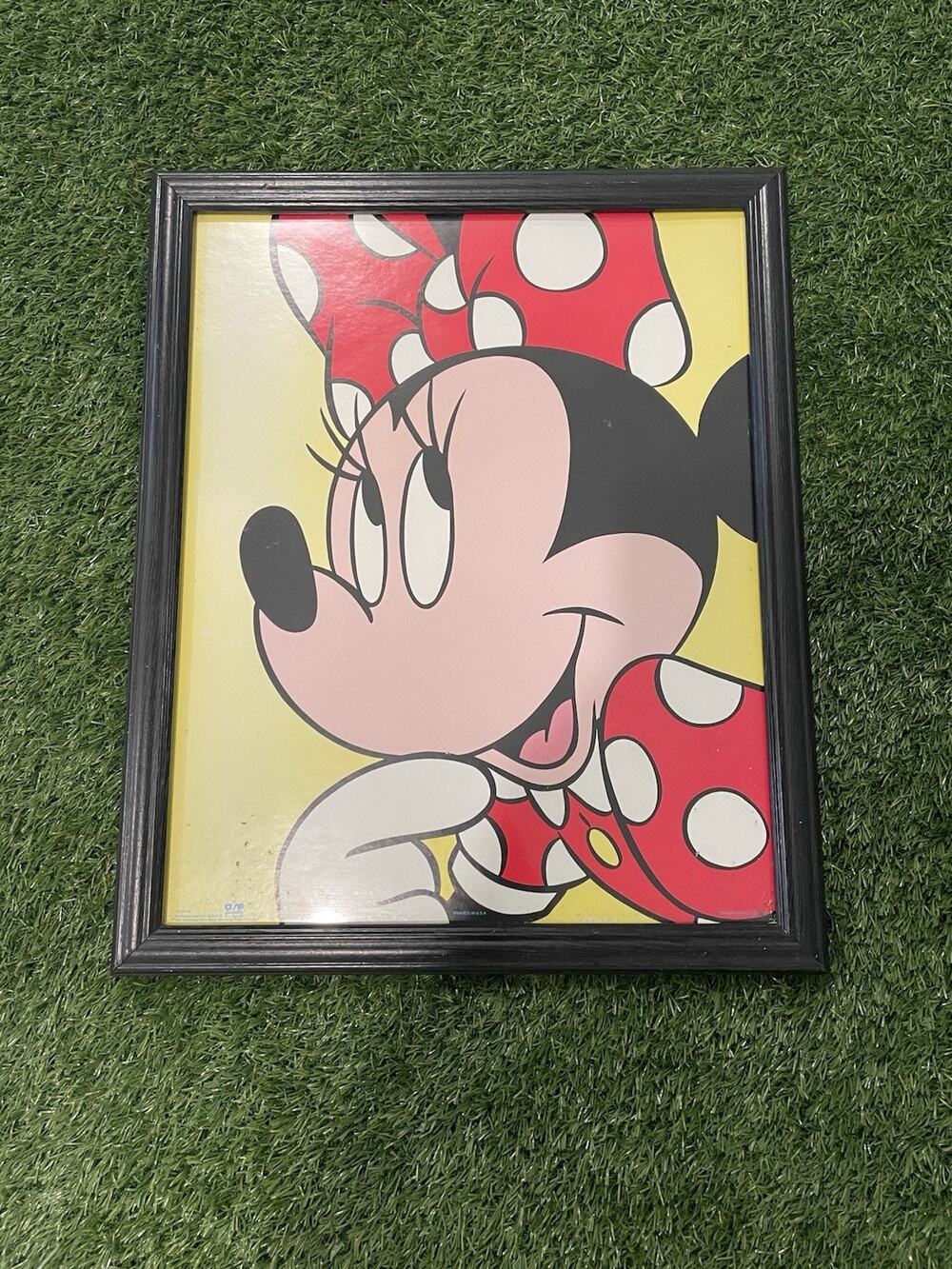 Vintage Disney Minnie Mouse Pop Art Close Up Framed Poster Print OSP #82158